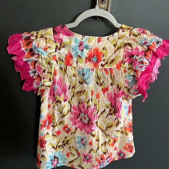 House of Harlow 1960 Revolve Ruffle Peasant Fop Khaki NWT XS - Picture 9 of 15